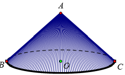 Dạng toán thiết diện qua trục của hình nón